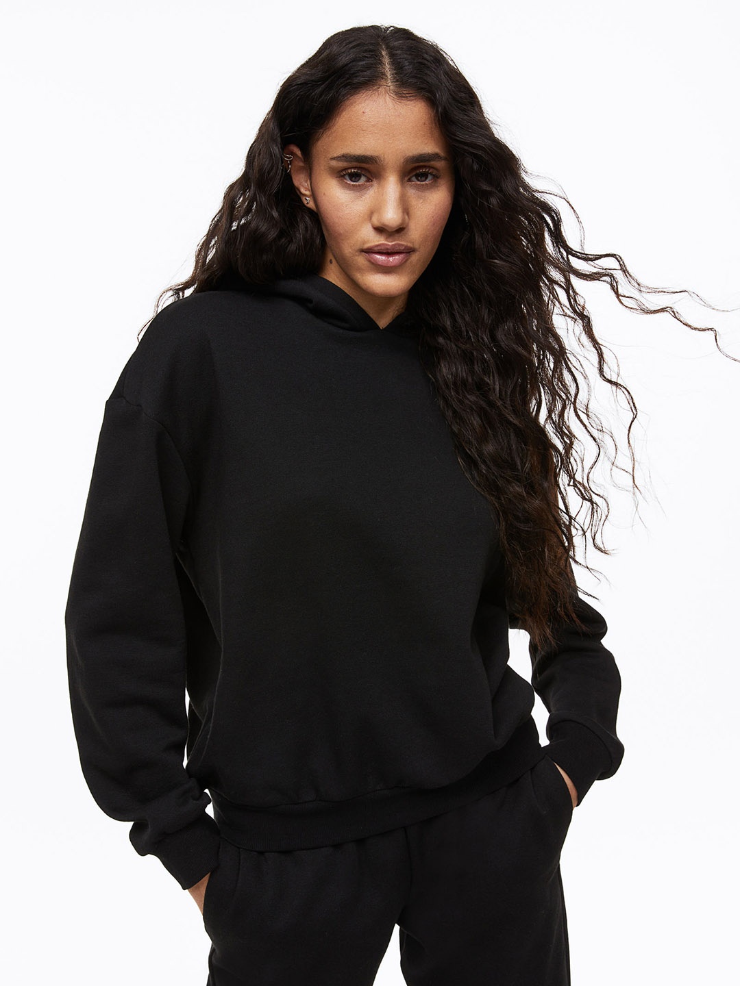 

H&M Women Hoodie, Black