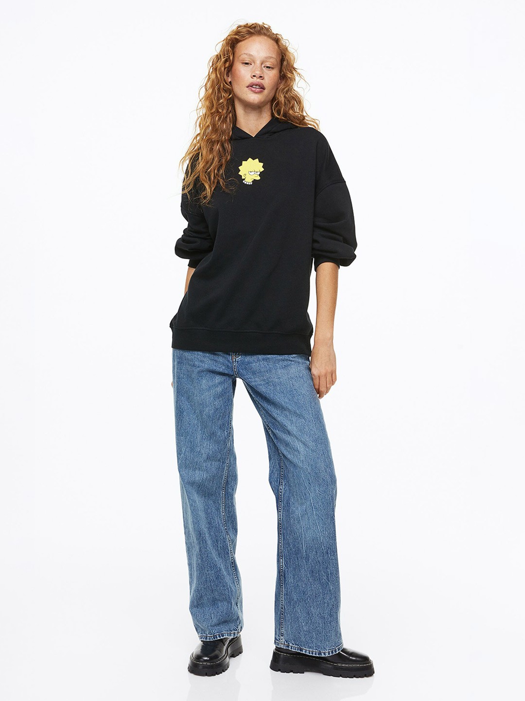 

H&M Women Oversized Hoodie, Black