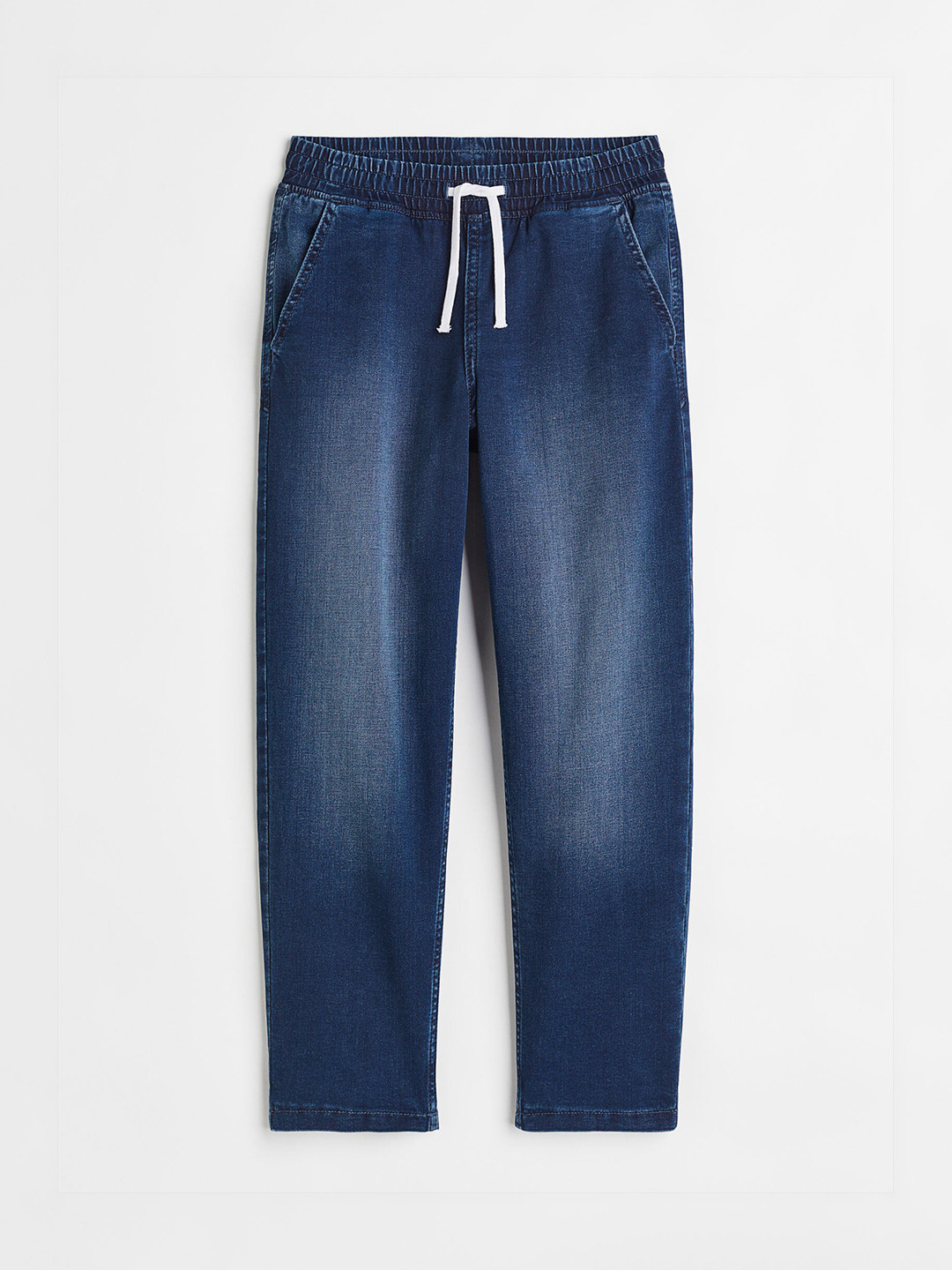 

H&M Boys Lined Denim Joggers, Blue