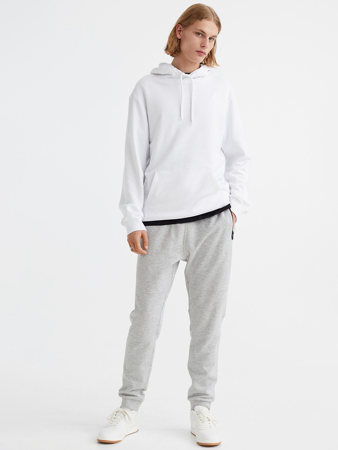 

H&M Men Slim Fit Sweatpants, Grey