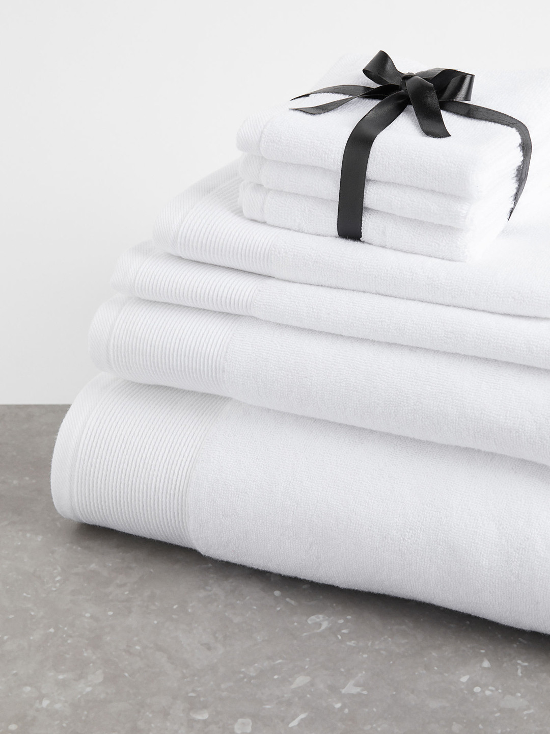 

H&M Pure Cotton Terry Bath Sheet, White