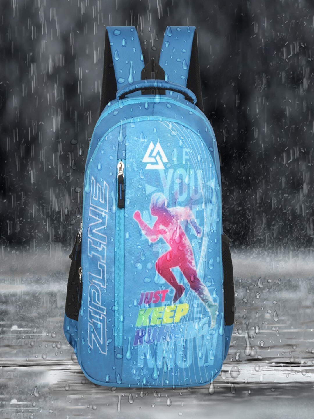 

ZIPLINE Unisex Graphic Backpack, Teal