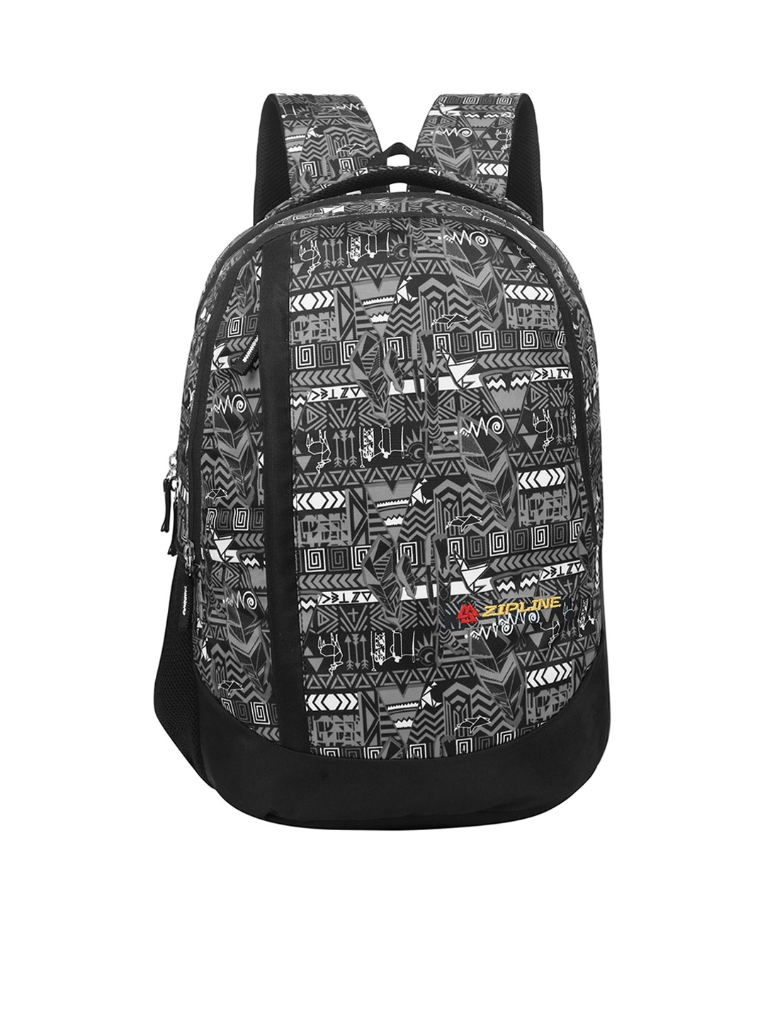 

ZIPLINE Unisex Graphic Backpack, Grey
