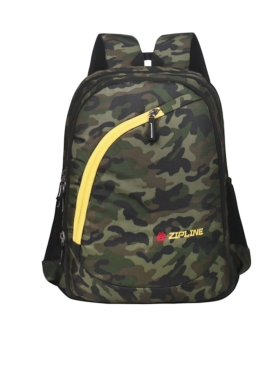 

ZIPLINE Unisex Camouflage Backpack, Green