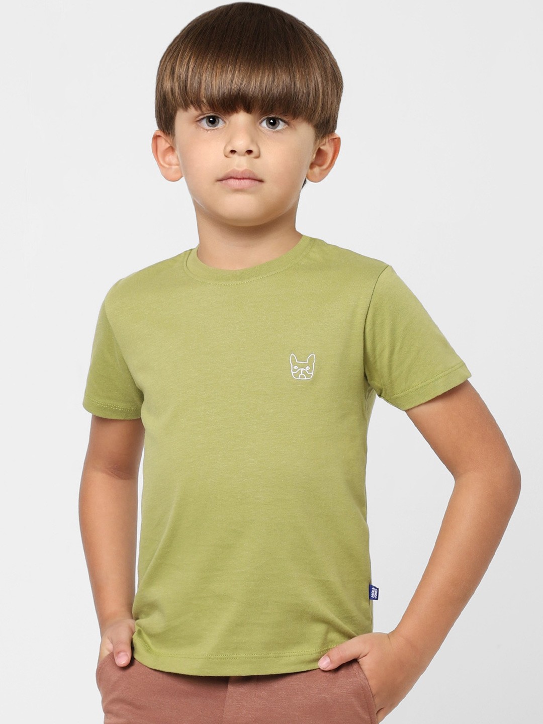 

Jack & Jones Junior Boys Cotton T-shirt, Green