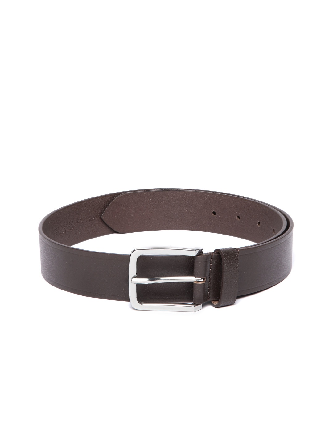

THe VerTicaL Men Leather Formal Belt, Brown