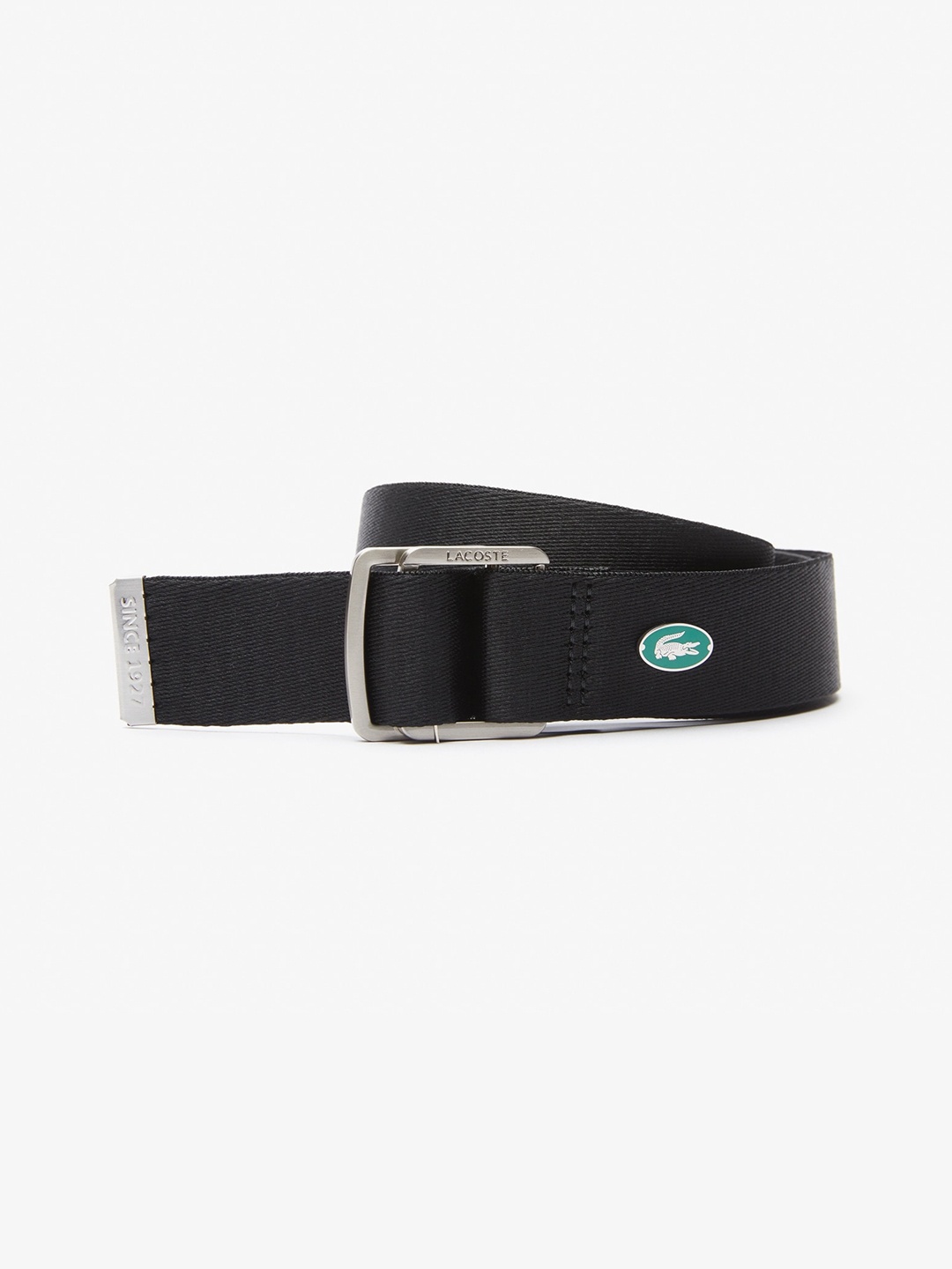 

Lacoste Men Slider Buckle Belt, Black