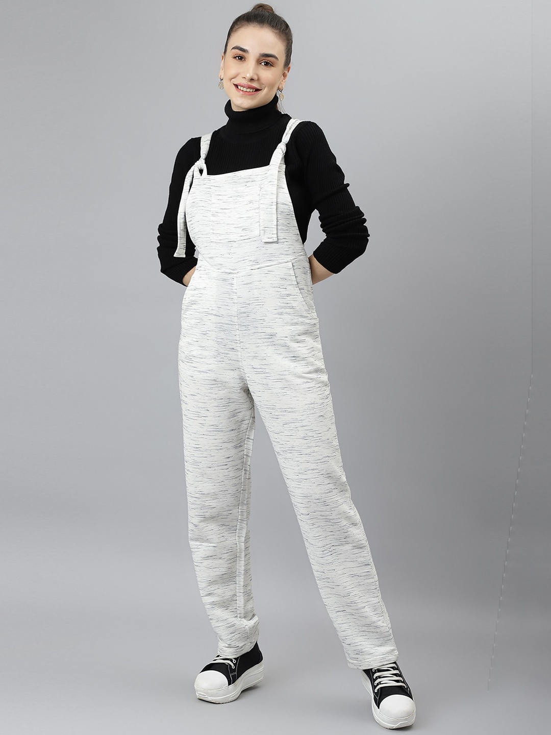 

Pritla Relaxed-Fit Dungaree, White