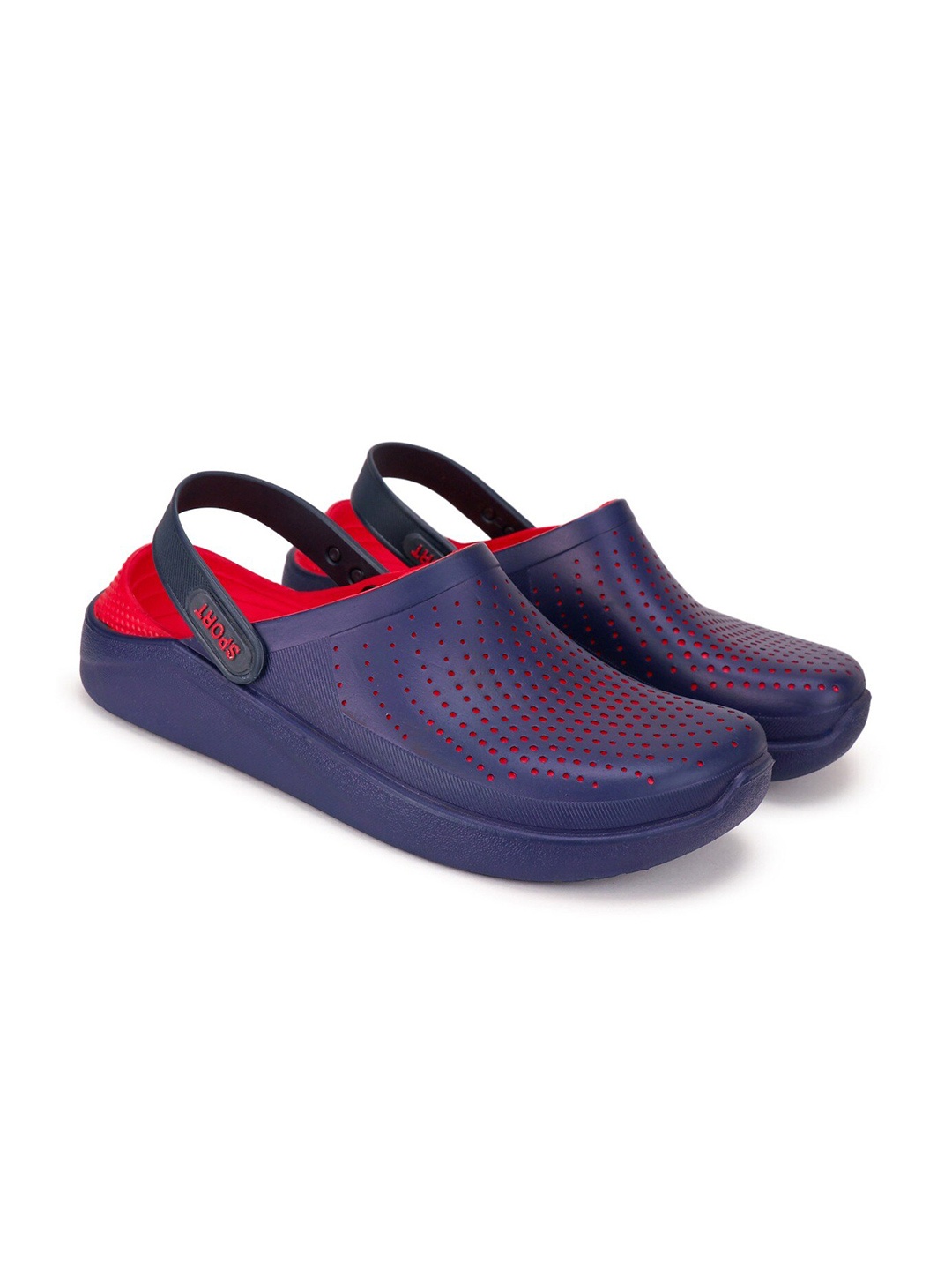 

BERSACHE Men Slip-On Clogs, Blue