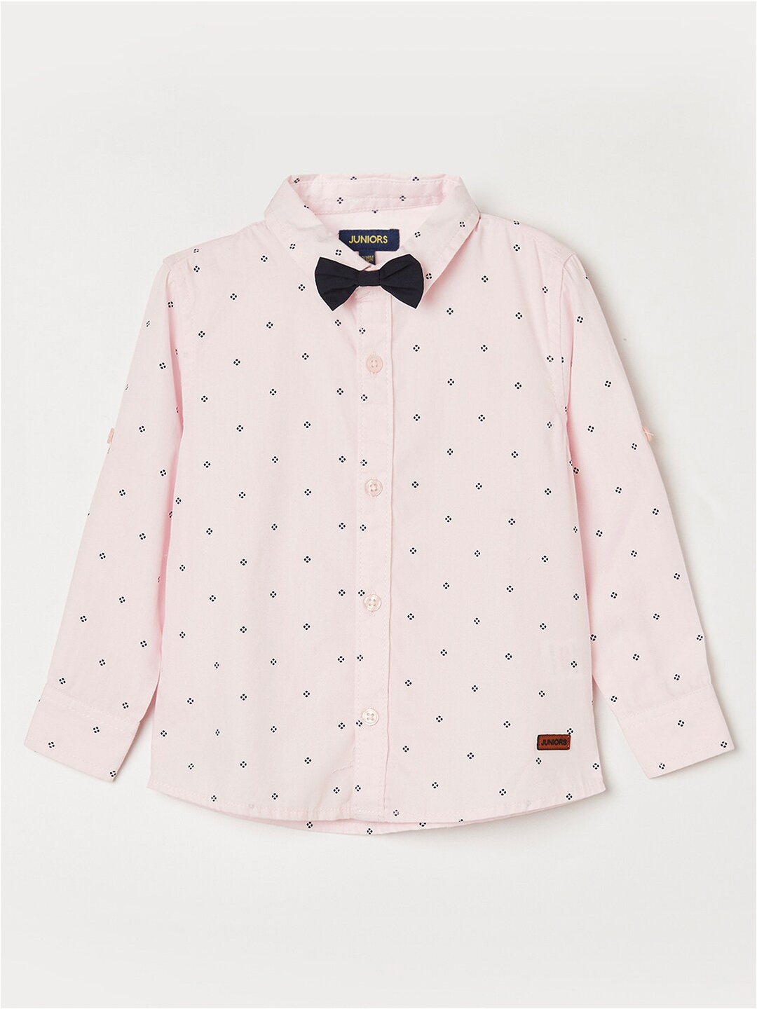 

Juniors by Lifestyle Boys Cotton Printed Casual Shirt, Pink