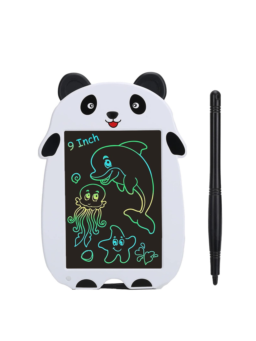 

WEMBLEY Kids Panda Design LCD Writing Pad, White