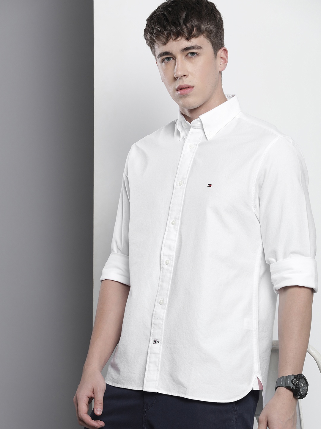 

Tommy Hilfiger Pure Cotton Casual Shirt, White