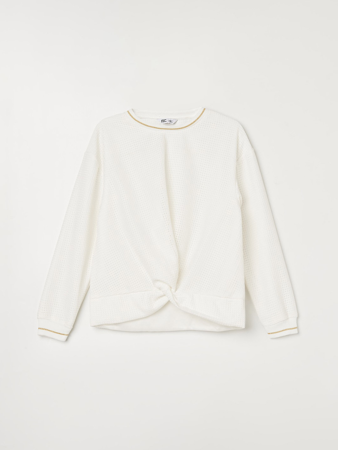 

Fame Forever by Lifestyle Woman Round Neck Top, White