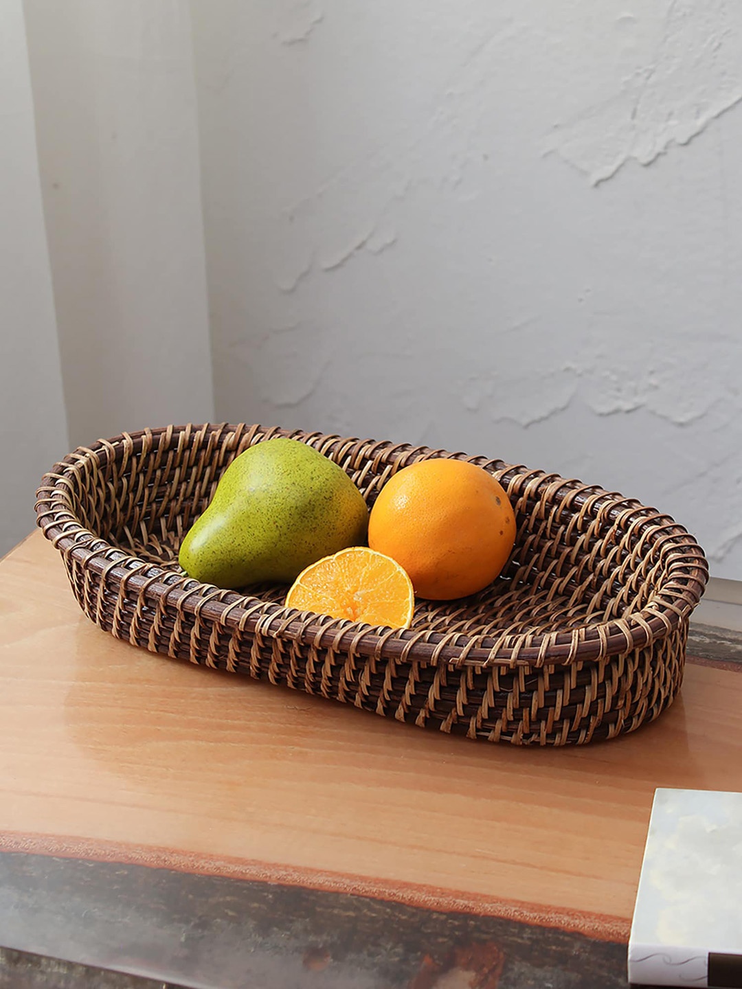

House This Miri Cane Basket Kitchen Storage, Brown