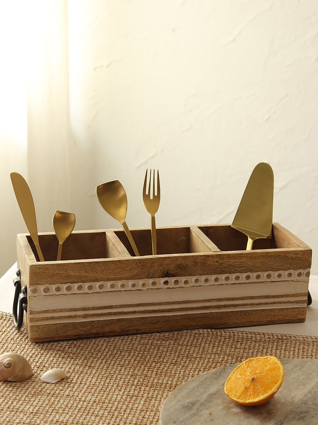 

House This Wooden Storage Box, White