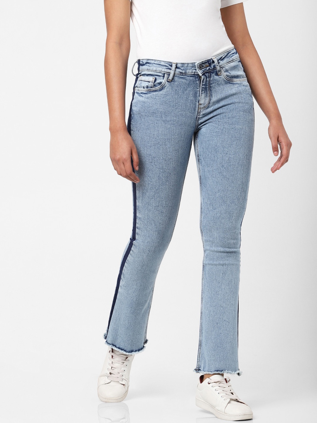 

Vero Moda Women Blue Bootcut Heavy Fade Jeans