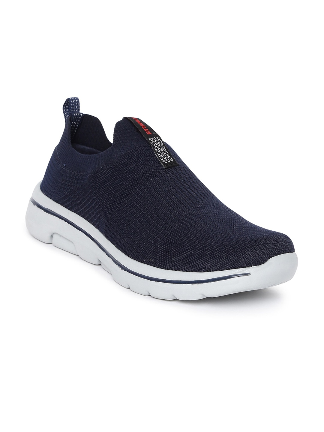 

Paragon Men Woven Design Slip-On Sneakers, Navy blue