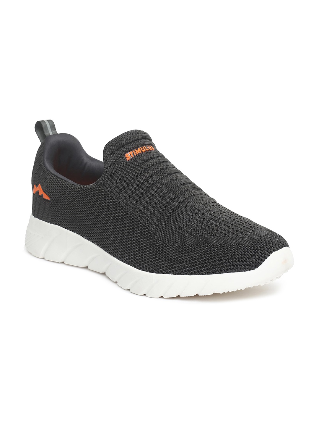 

Paragon Men Woven Design Slip-On Sneakers, Grey