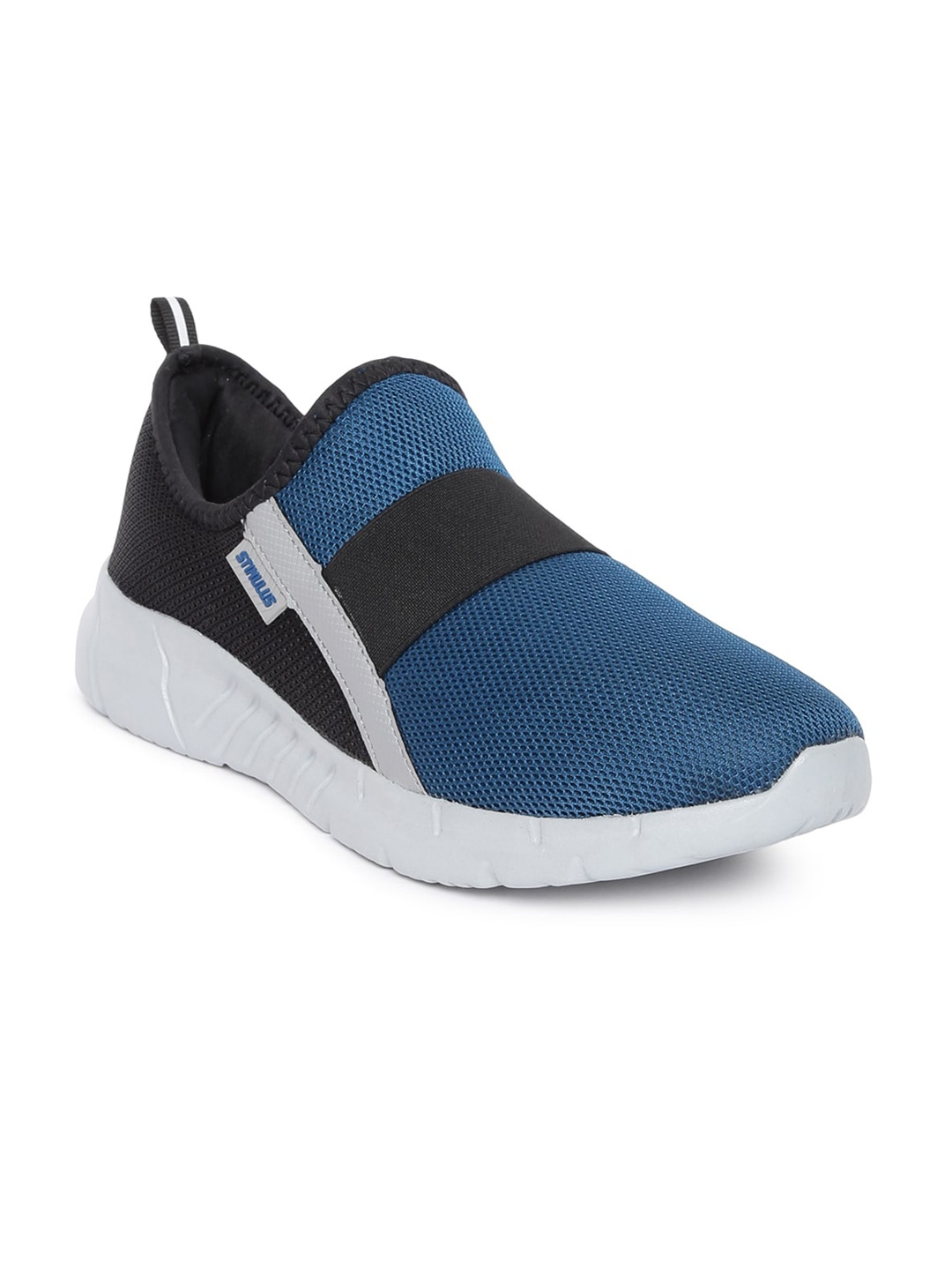

Paragon Men Blue Textile Running Non-Marking Shoes