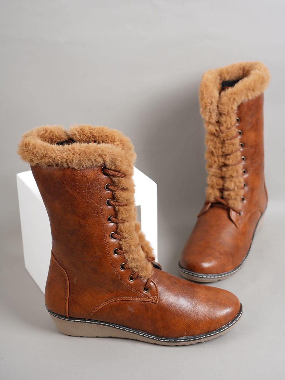 

Walkfree Women Casual Winter Boots, Brown