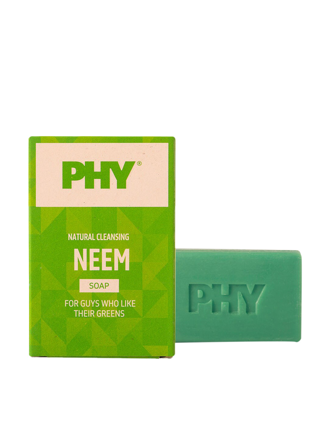 

Phy Men Natural Cleansing Neem Soap - 100 g, Green