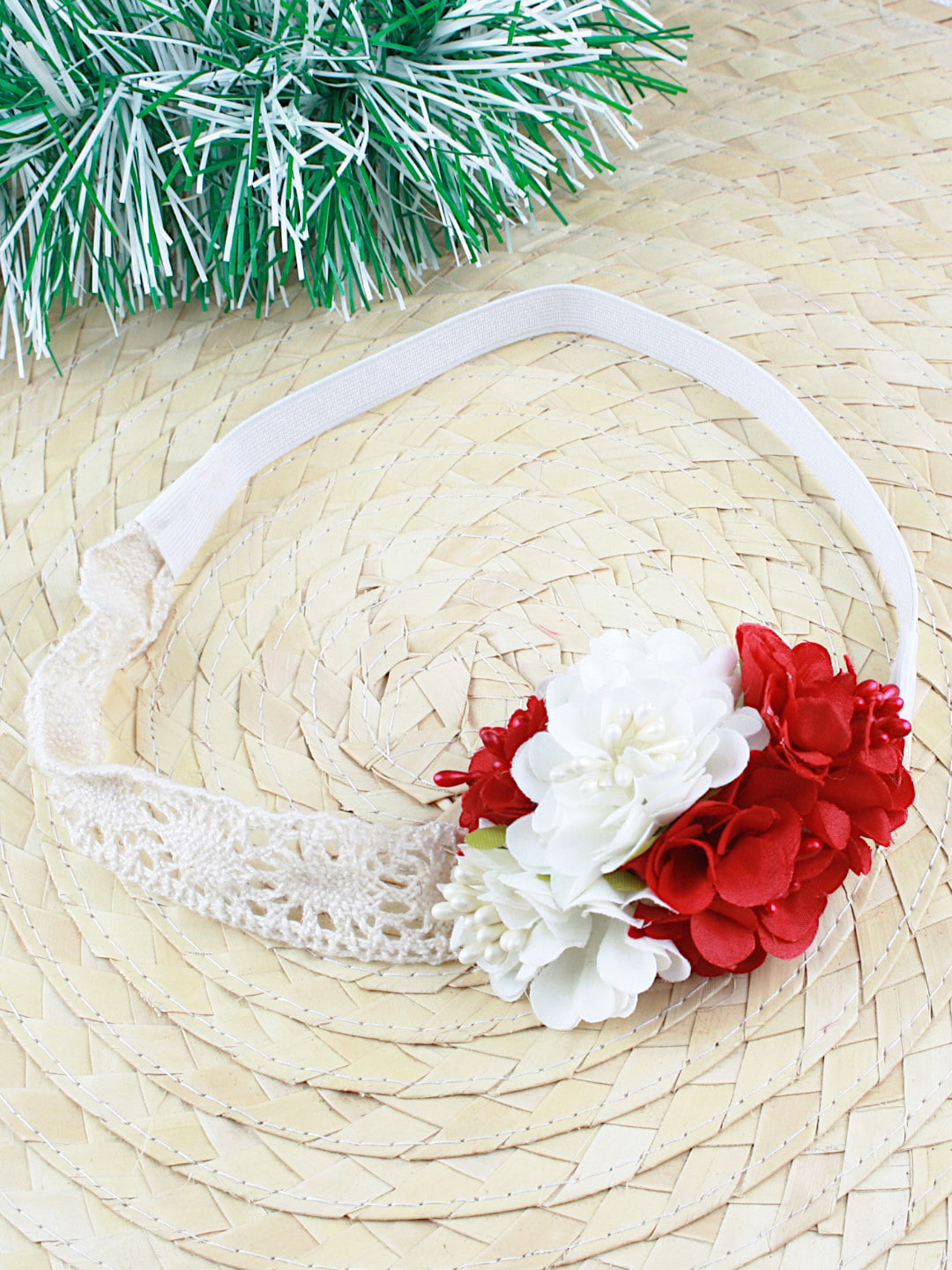 

Asthetika Kids Fabric Hairband, Red