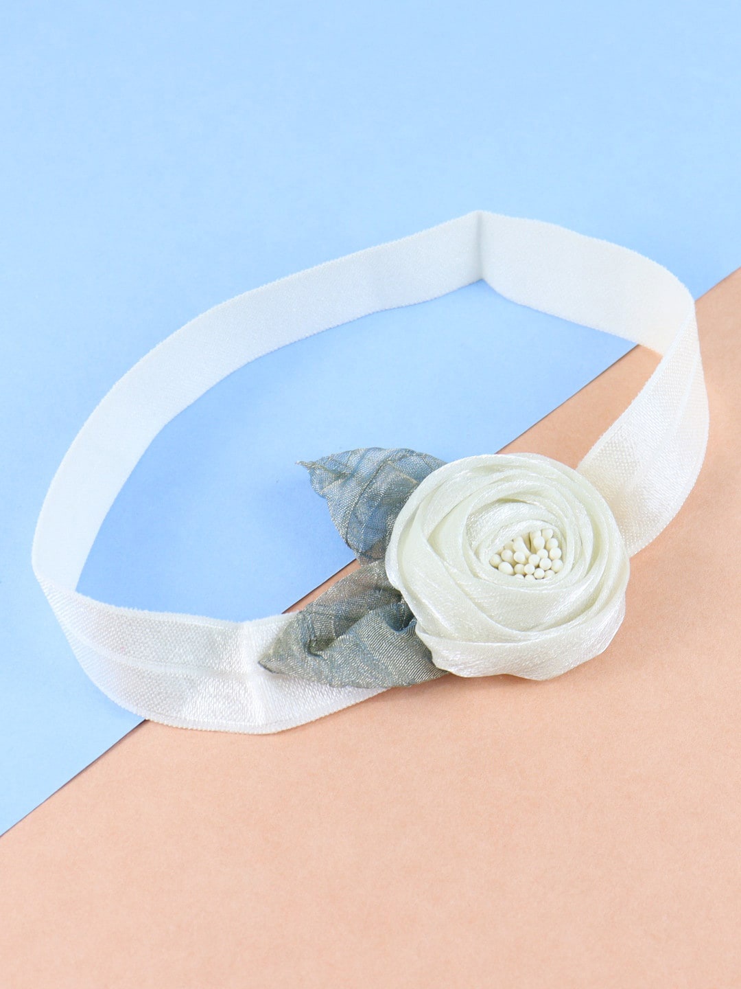 

Asthetika Kids Fabric Hairband, White