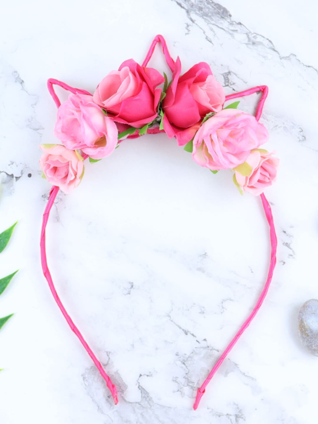 

Asthetika Kids Fabric Tiara Hair Band, Pink