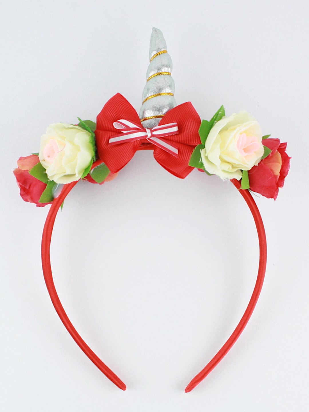

Asthetika Kids Embellished Fabric Hairband, Red