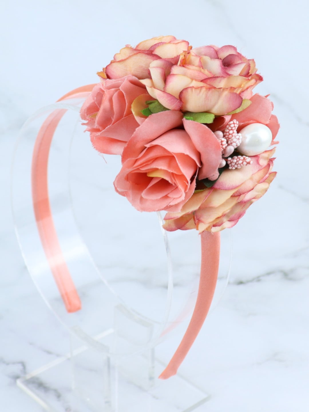 

asthetika Fabric Hairband, Peach