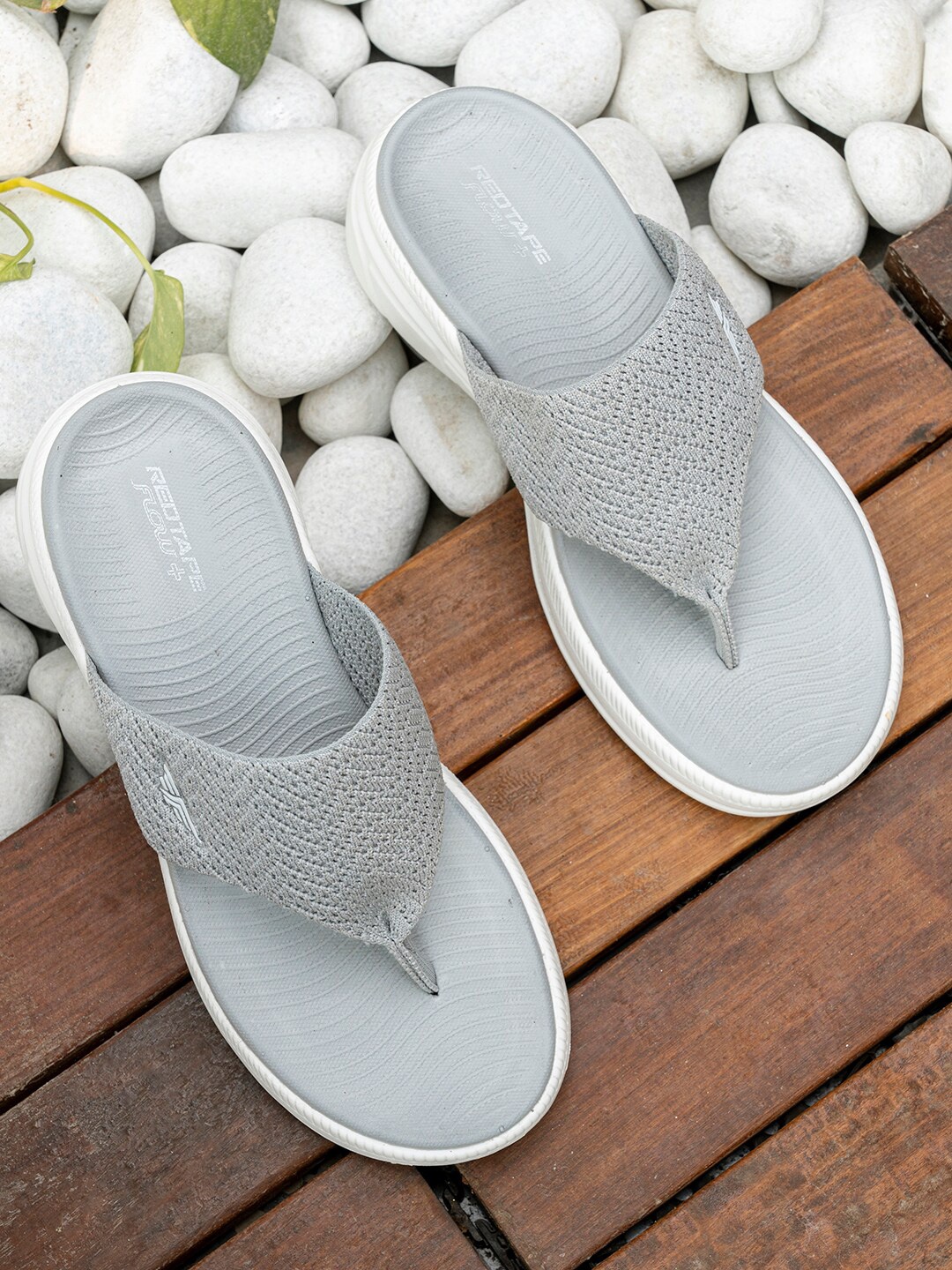 

Red Tape Women Open Toe Flats, Grey