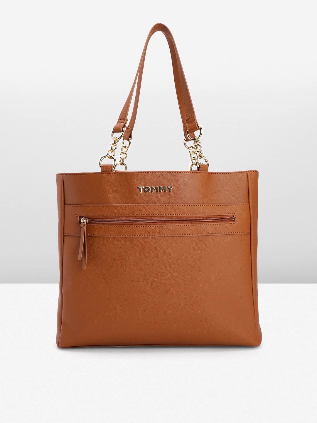 

Tommy Hilfiger Solid Shoulder Bag, Brown