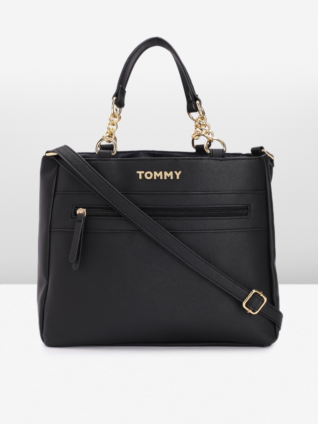 

Tommy Hilfiger Structured Handheld Bag, Black