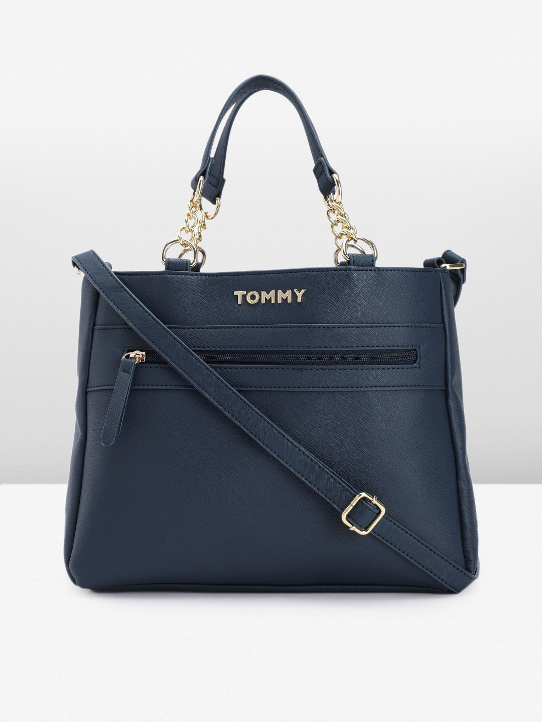 

Tommy Hilfiger Structured Handheld Bag, Navy blue
