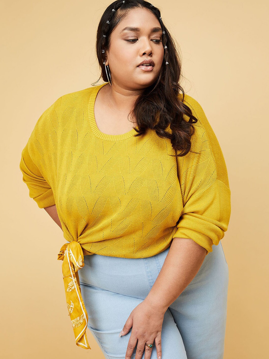 

max Women Yellow Pullover