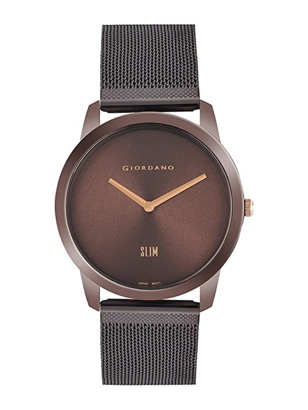 

GIORDANO Men Bracelet Style Straps Analogue Watch GD4072-33, Brown