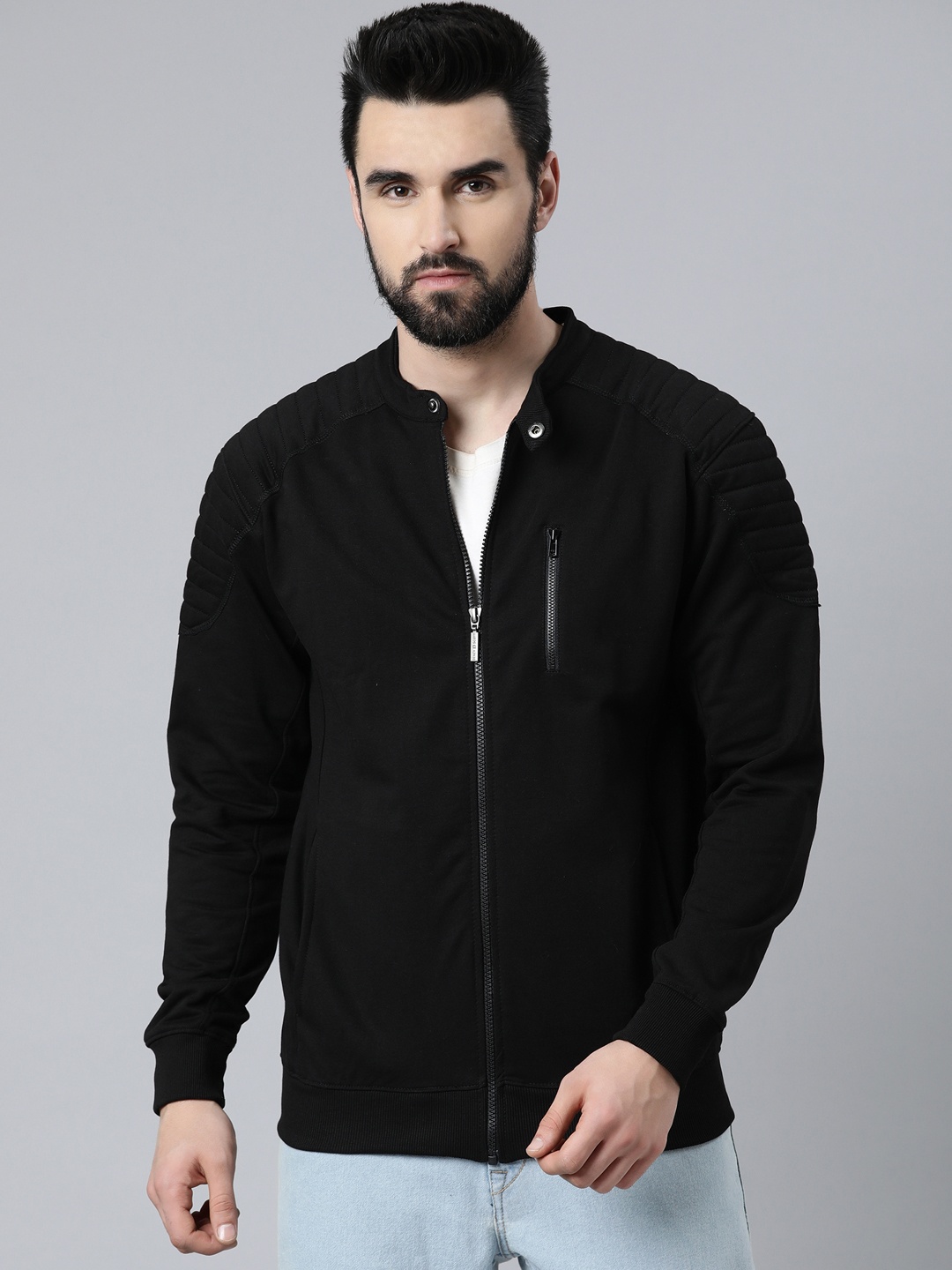 

DIXCY SCOTT MAXIMUS Men Maroon Lightweight Bomber Jacket