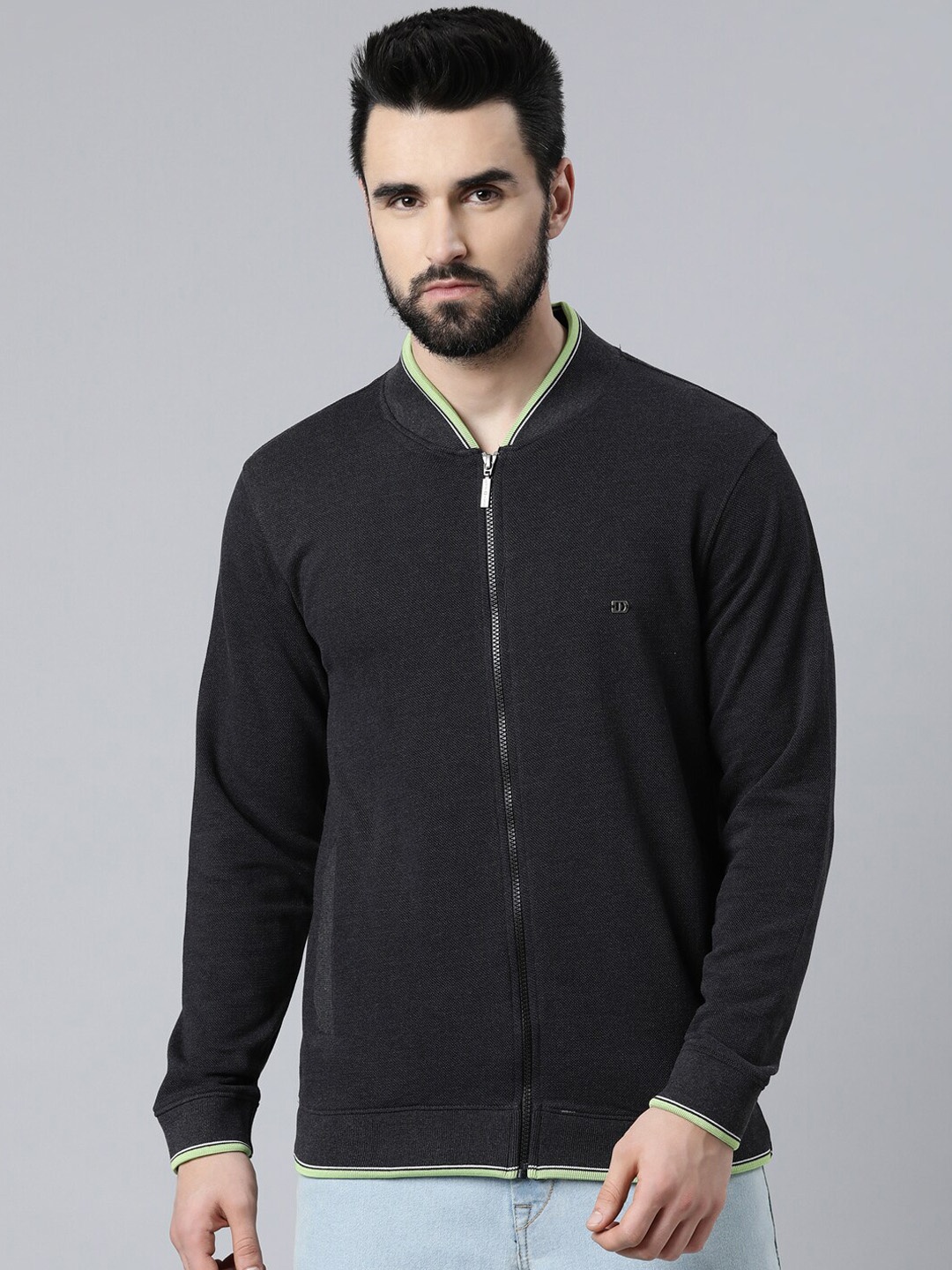 

DIXCY SCOTT MAXIMUS Men Cotton Lightweight Bomber Jacket, Blue