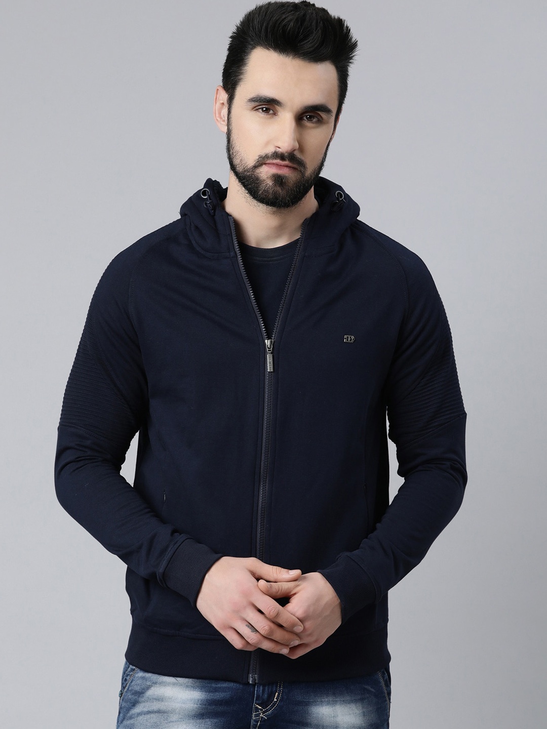 

DIXCY SCOTT MAXIMUS Men Lightweight Hooded Sweatshirt, Black