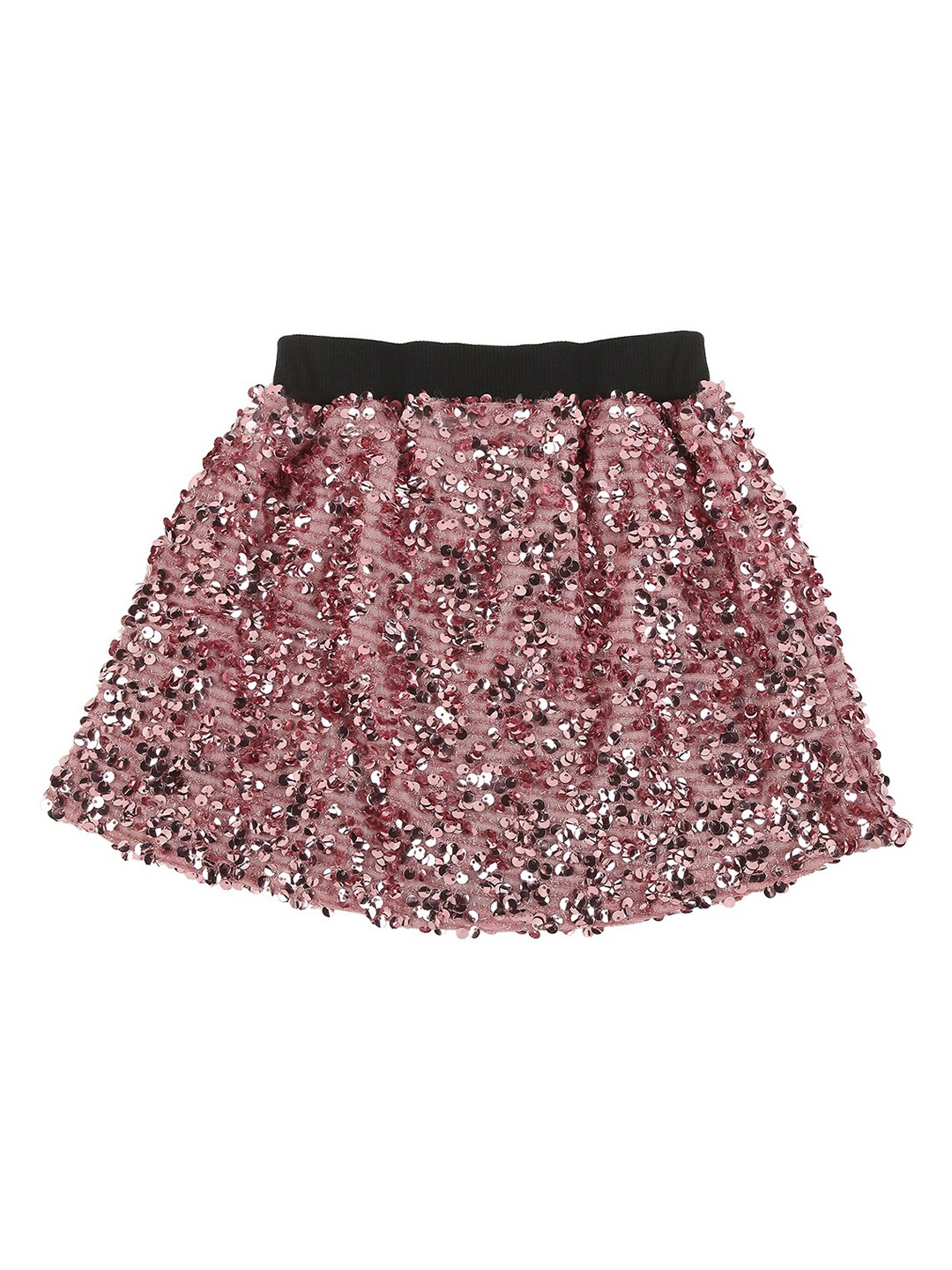 

Actuel Girls Sequinned A-Line Skirt, Pink