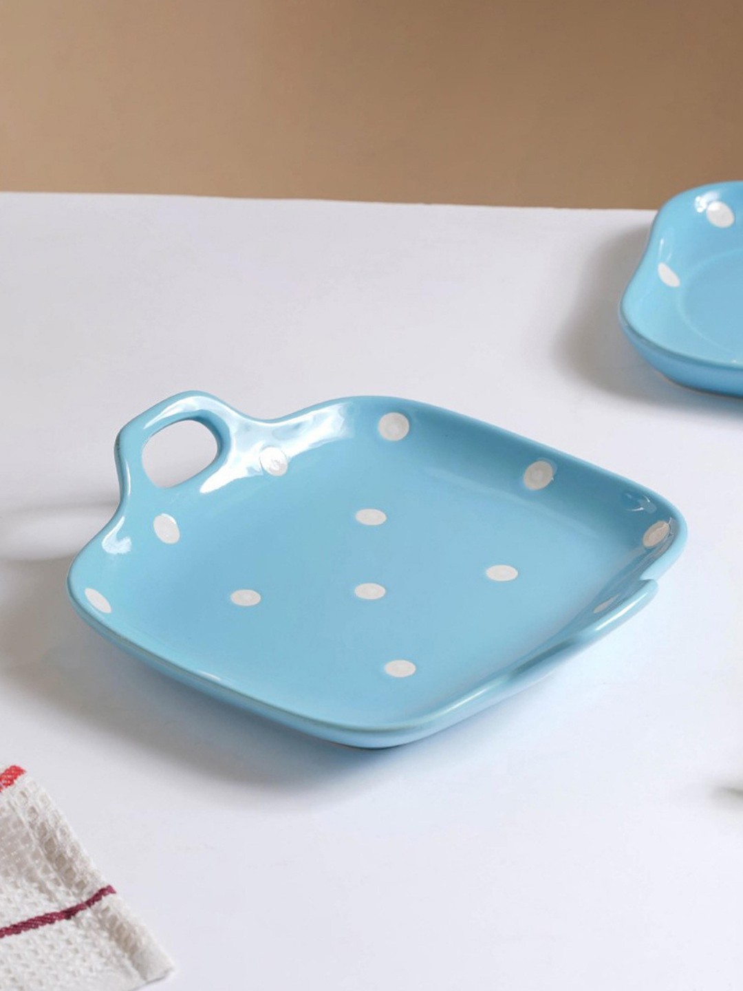 

Nestasia Blue Dots Printed Square Baking Dish