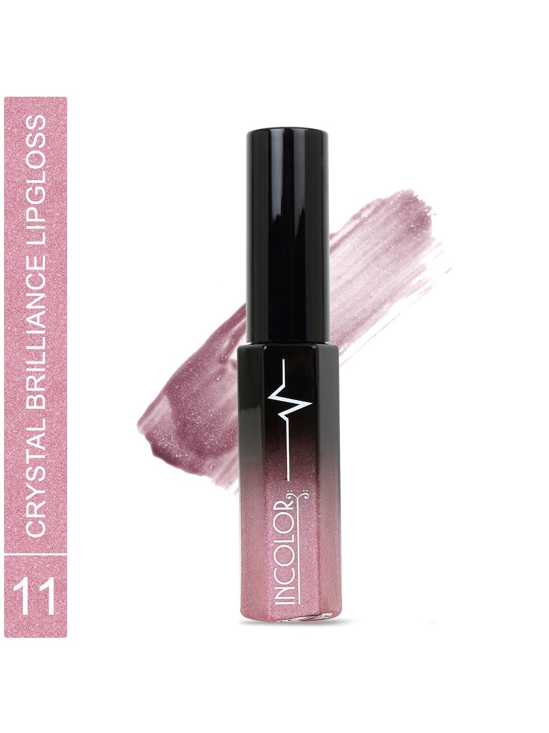 INCOLOR Paraben Free Crystal Brilliance Lip Gloss 8ml - Shade 11, Pink