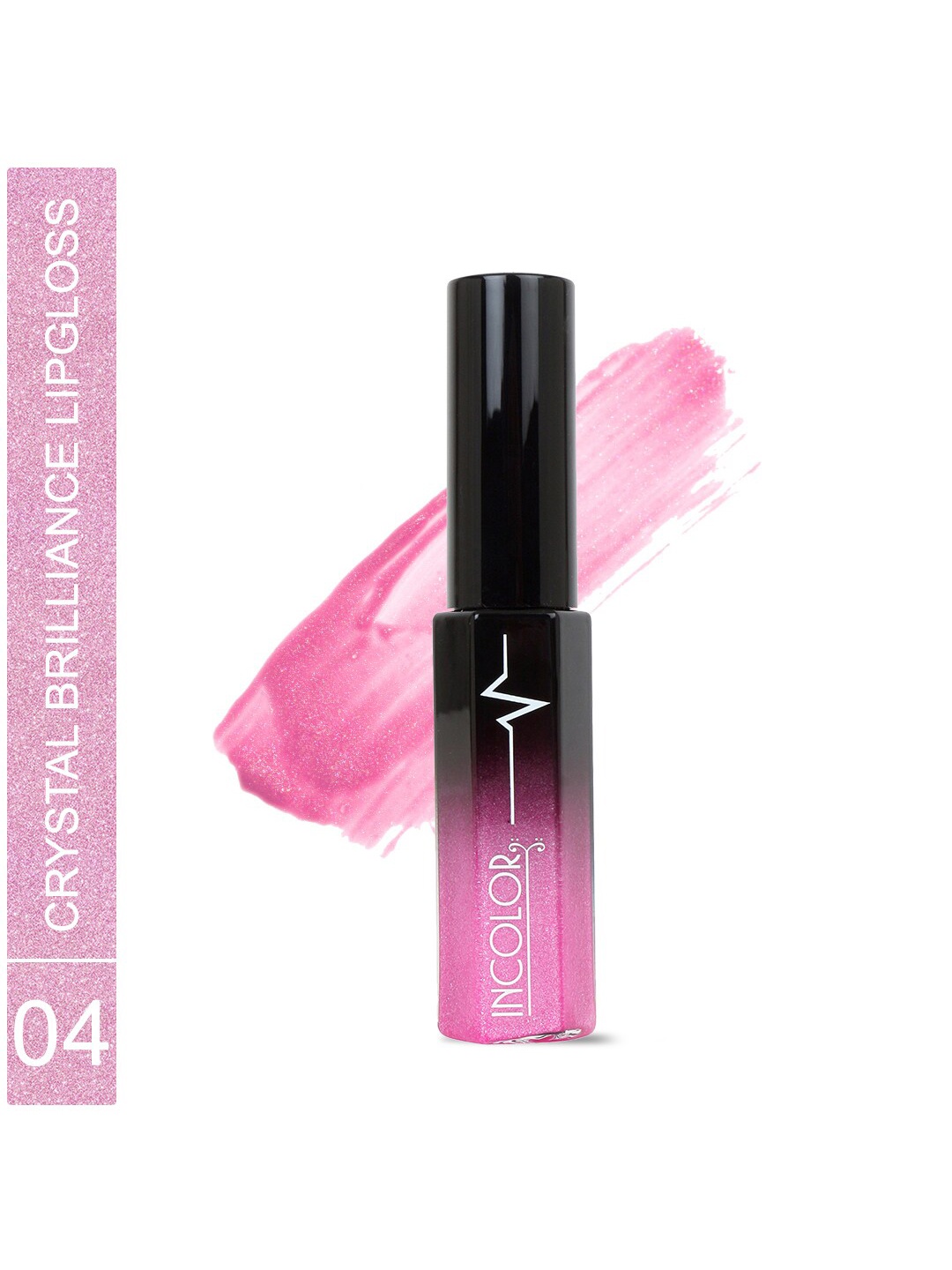 INCOLOR Paraben Free Crystal Brilliance Lip Gloss 8ml - Shade 04, Pink