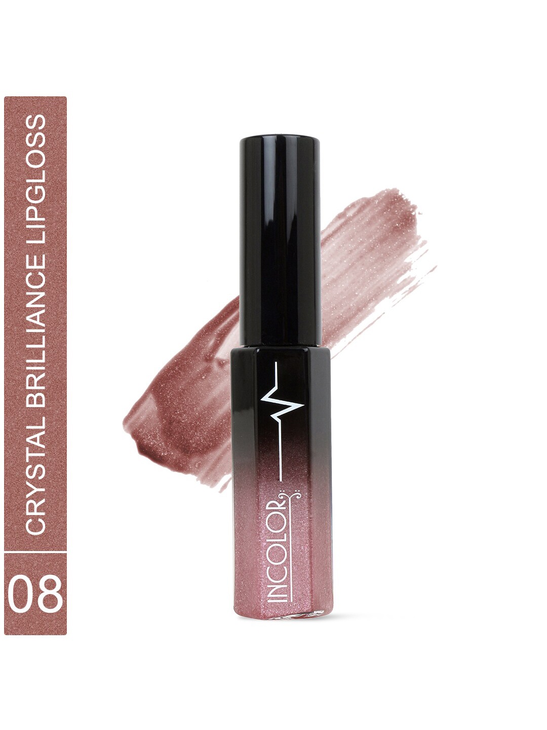 

INCOLOR Paraben Free Crystal Brilliance Lip Gloss 8ml - Shade 08, Brown