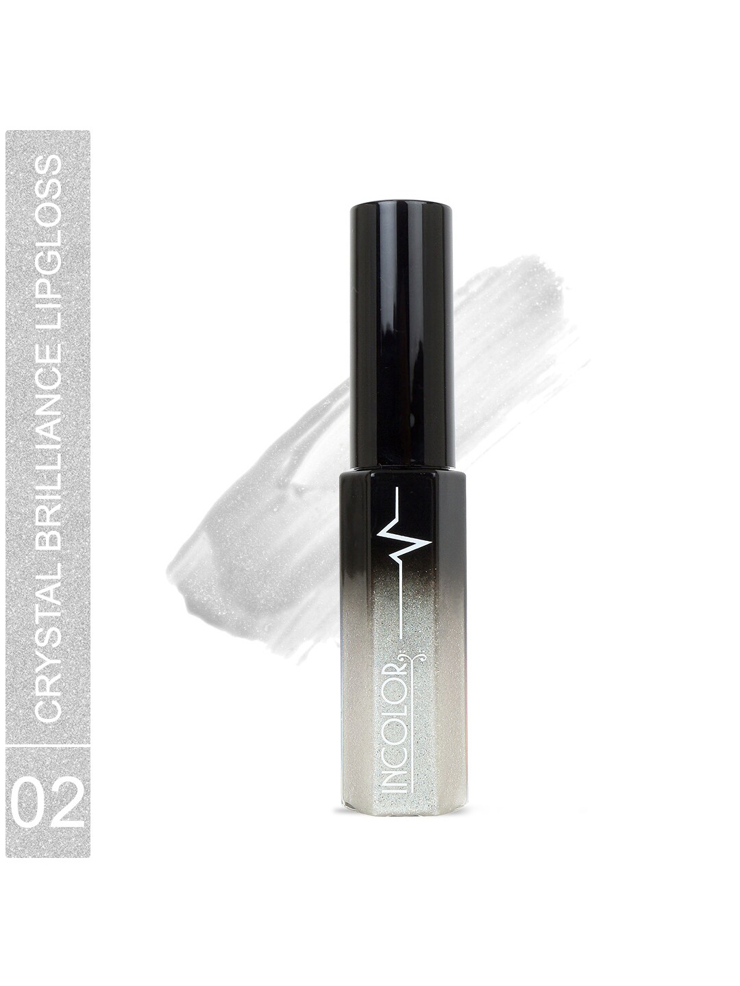 

INCOLOR Paraben Free Crystal Brilliance Lip Gloss 8ml - Shade 02, Silver
