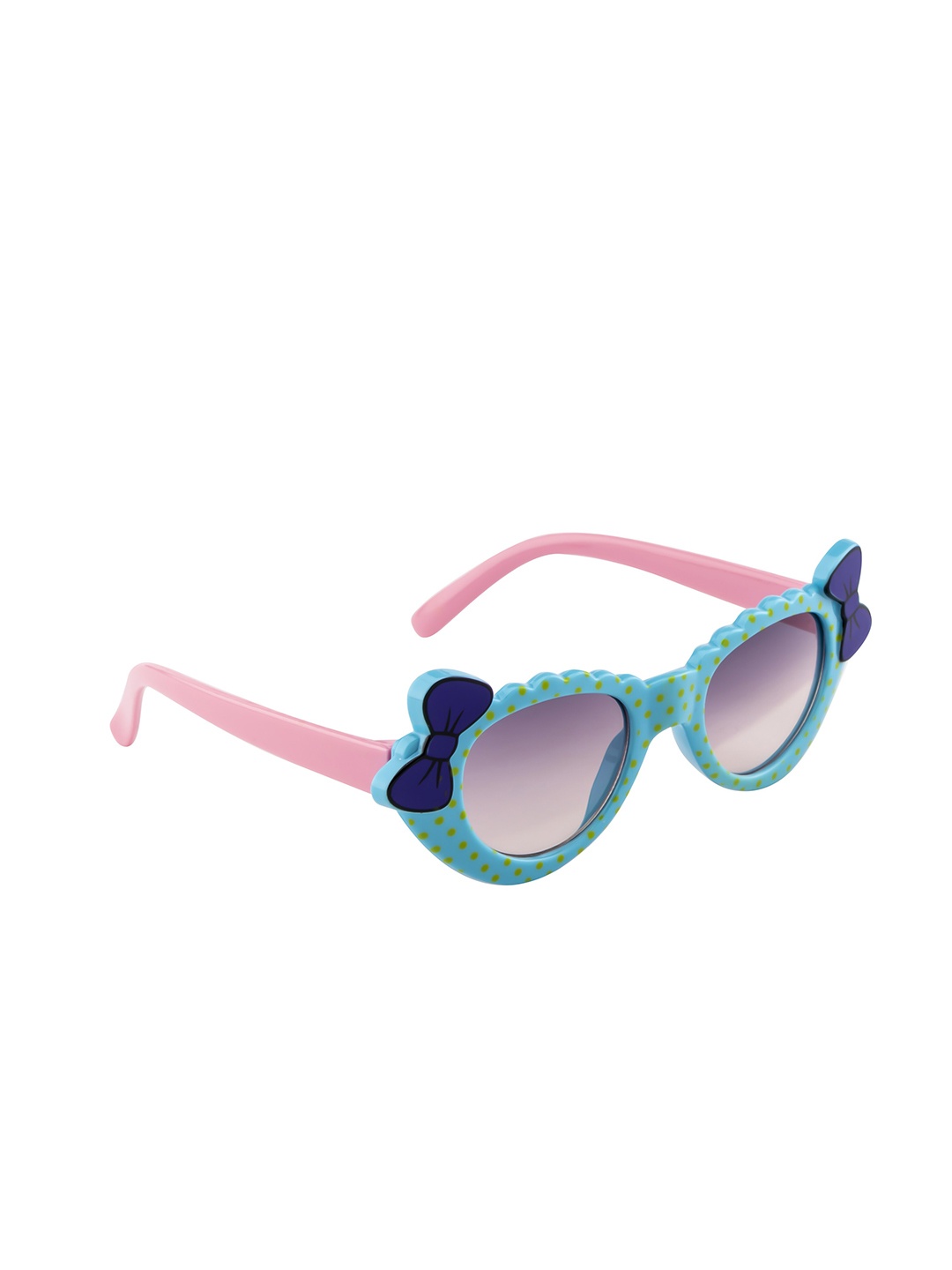 YK Kids Oval Sunglasses with UV Protected Lens, Blue