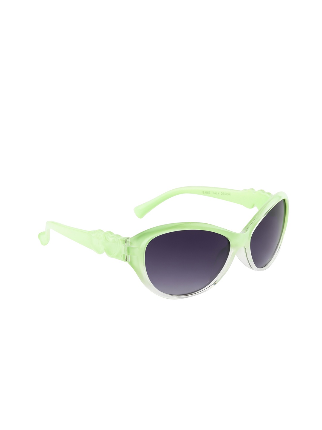 

YK Kids Oval Sunglasses with UV Protected Lens, Green