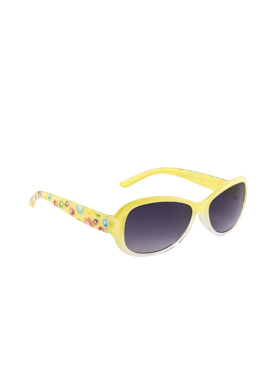 

YK Kids Oval Sunglasses with UV Protected Lens YK-J8125, Yellow