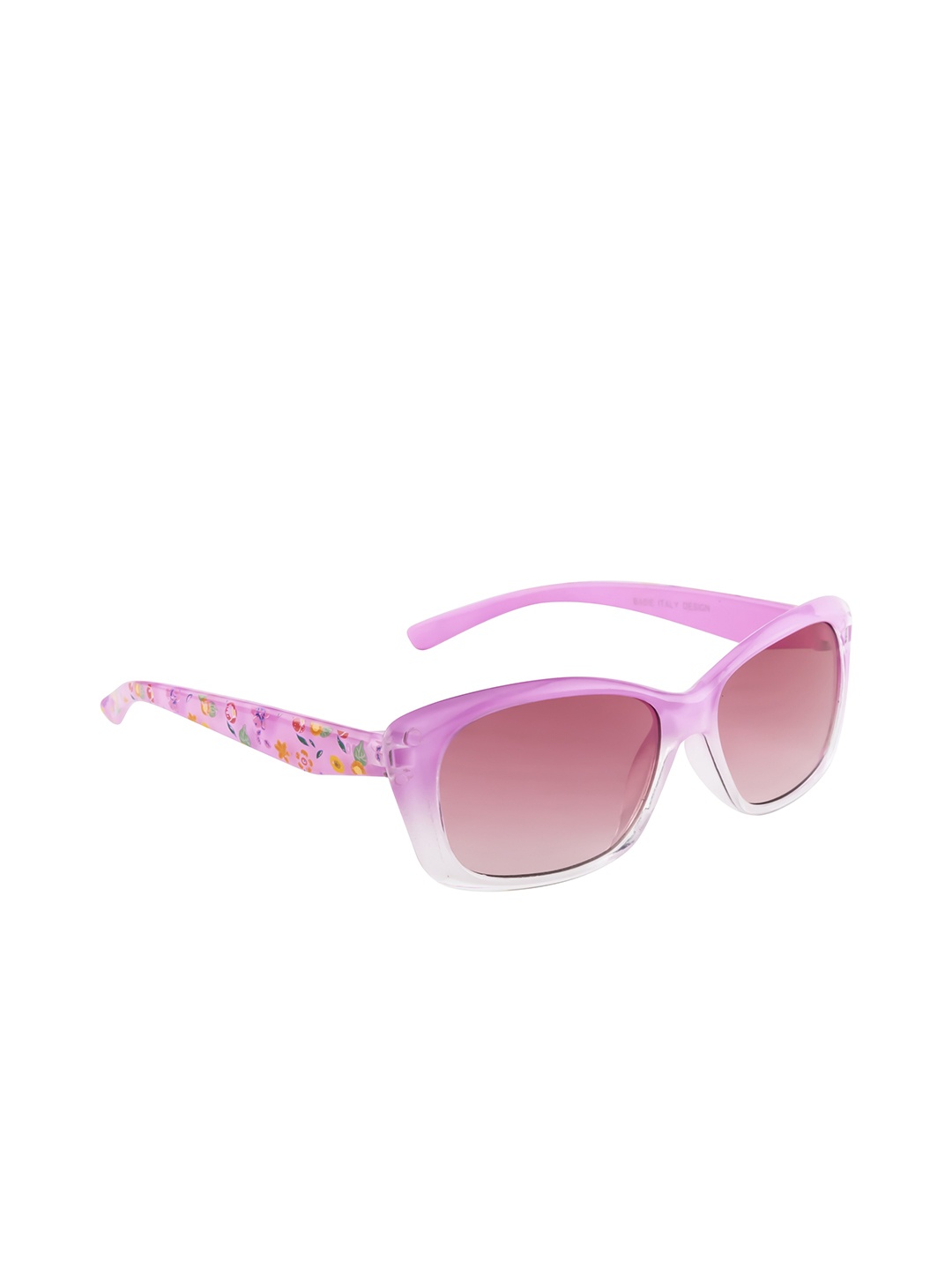 

YK Unisex Kids Square Sunglasses with UV Protected Lens YK-J8170, Pink