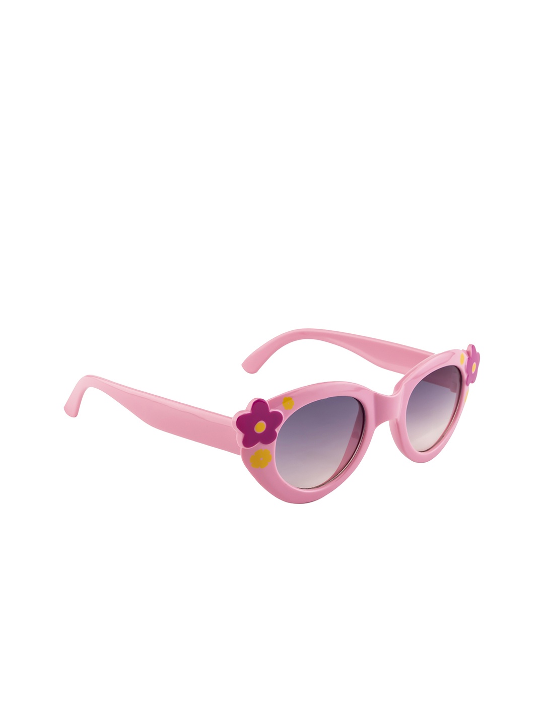 

YK Unisex Kids Oval Sunglasses with UV Protected Lens YK-J8129, Pink